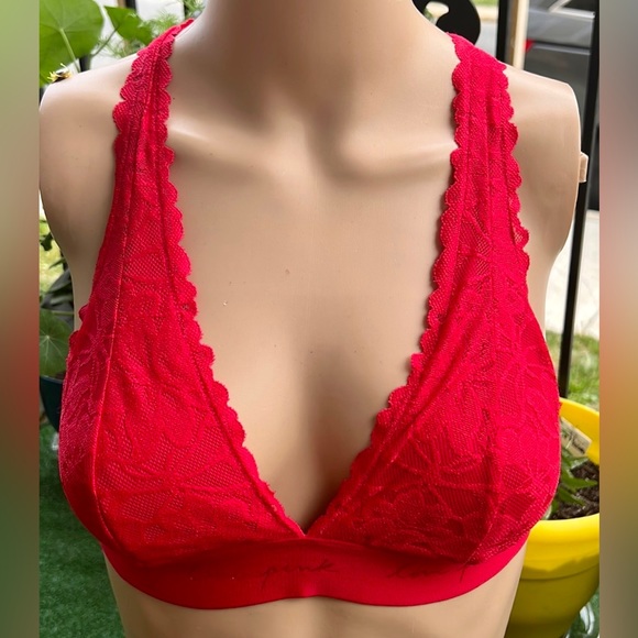 Pink V.S. Lace Bralette - Picture 10 of 14